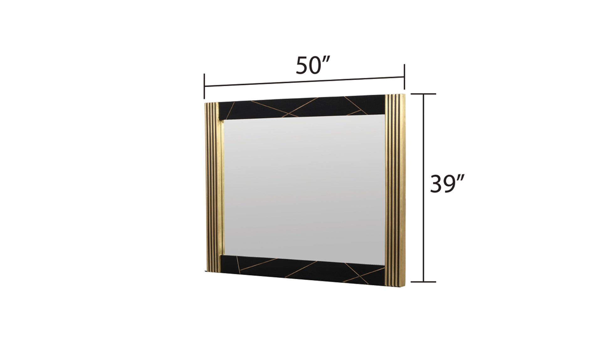 Allure Allure Modern Style Square Mirror Made