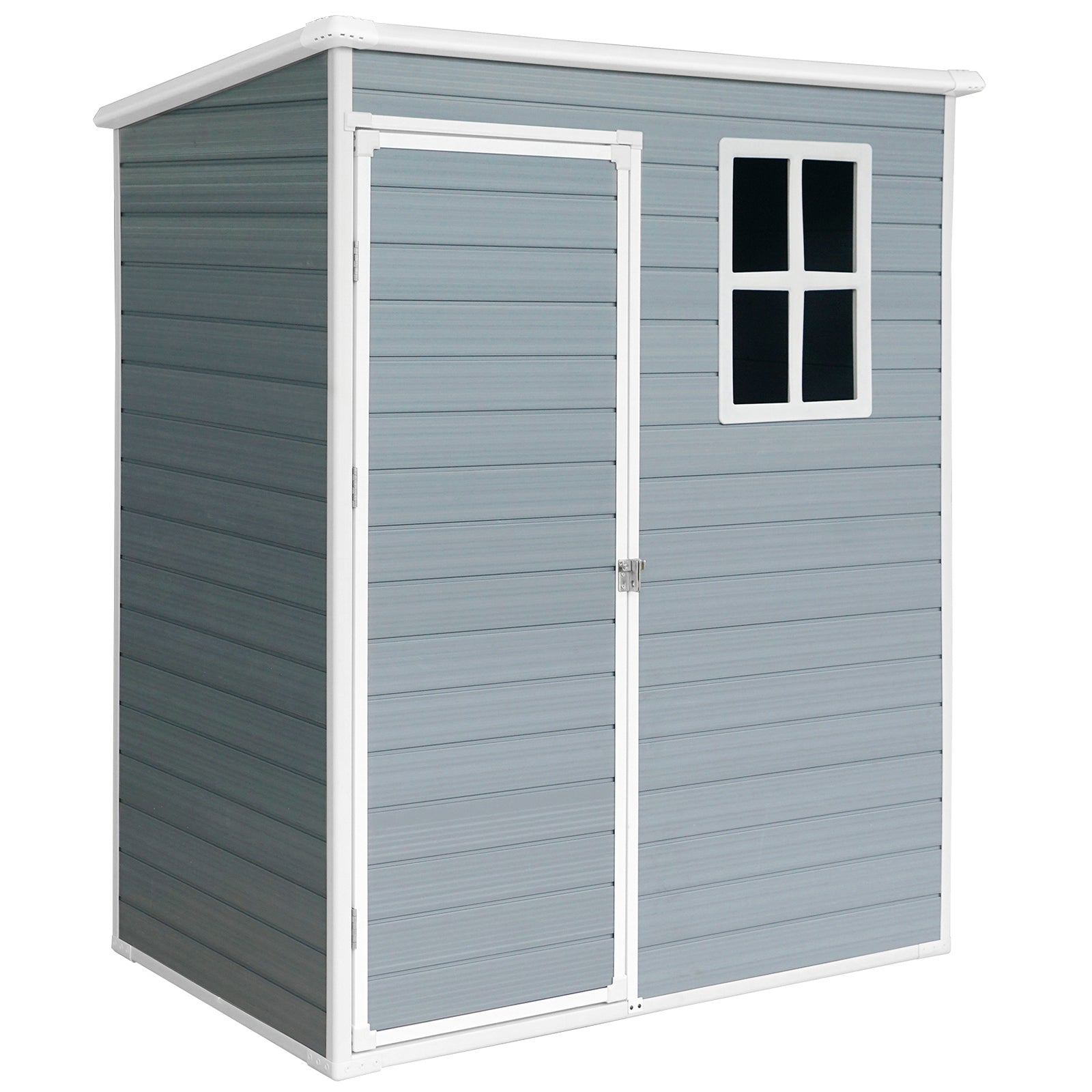 5X3Ft Resin Outdoor Storage Shed Kit Perfect To