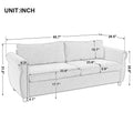 80.7'' 2 In 1 Sofa Bed Sleeper With Large Memory