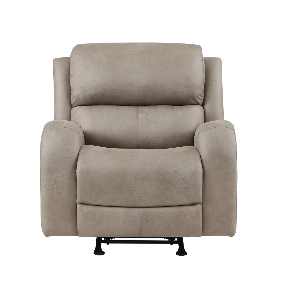 Luxurious Style Rocker Reclining Chair Brown Plush brown-primary living
