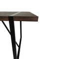 MDF Walnut Colour Dining Table and Modern Dining walnut brown-kitchen-mid-century modern-accent