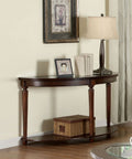 Transitional 1pc Side Table Dark Cherry Open Bottom cherry-primary living