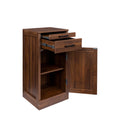 brown walnut color modular wine bar cabinet Buffet walnut brown-mdf