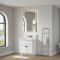 40*24 IN Bathroom Vanity Mirrors , Framed Dimmable gun ash-aluminium