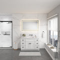 bathroom led mirror is multi functional and each white-ceramic