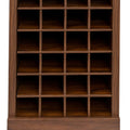 Wardrobe walnut brown-mdf