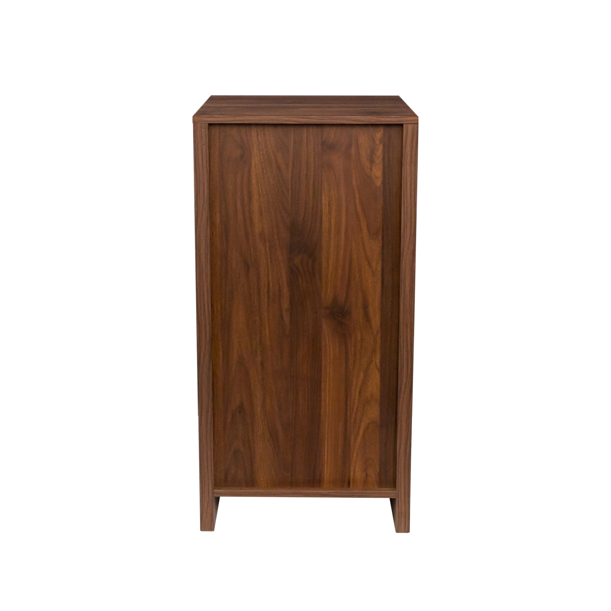 Wardrobe walnut brown-mdf