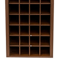 brown walnut color modular 32 wine bar cabinet Buffet walnut brown-mdf