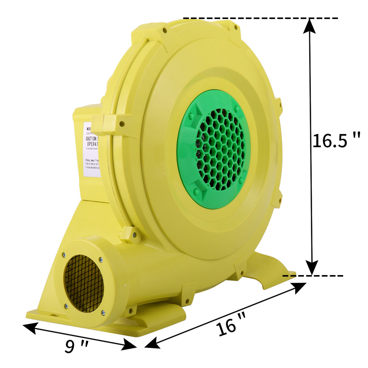 Powerful 680W Outdoor Indoor Electric Air Blower Bump yellow-iron