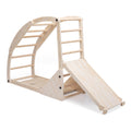 4 In 1 Pikler Triangle Gym Set With Sliding Ramp,