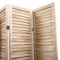 Sycamore Wood 8 Panel Screen Folding Louvered