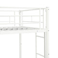 Metal Bunk Bed With Trundle White - Twin White