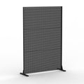 Metal Privacy Screen, Freestanding Outdoor Indoor black-steel