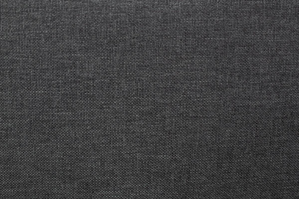 Charcoal Color 1pc Queen Size Bed Burlap Fabric