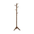 Walnut 6 hook Coat Rack walnut-brown-primary living