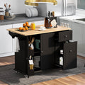 Kitchen Island with Drop Leaf, 53.9