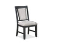 2pc Contemporary Dining Side Chair Upholstered