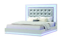 Passion King 5 Pc Vanity LED Bedroom Set Made with white-bedroom-modern-wood-wood