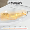 Luxury Smart Toilet with Dryer and warm water