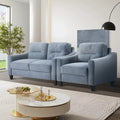 Couch Comfortable Sectional Couches and Sofas for gray-velvet-1 seat