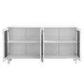 Buffet Cabinet With Adjustable Shelves, 4 Door