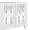 Buffet Cabinet With Adjustable Shelves, 4 Door