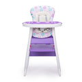 Convertible High Chair for Babies, Booster Seat with purple-polypropylene