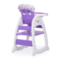 Convertible High Chair for Babies, Booster Seat with purple-polypropylene