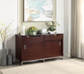 1pc Sideboard w Shelves Wine Storage Drawers