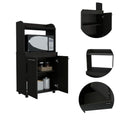 Rockford Kitchen Cart, Open Shelf, Double Door -