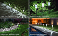 Solar Pathway Lights Waterproof Garden Solar