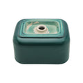 16x12 Inch Ceramic Square Vessel Bathroom Sink green-ceramic