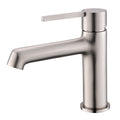 Brushed Nickel Bathroom Faucet For Sink 1 Hole -