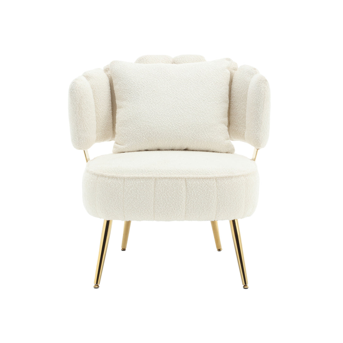 Coolmore Boucle Accent Chair Modern Upholstered -