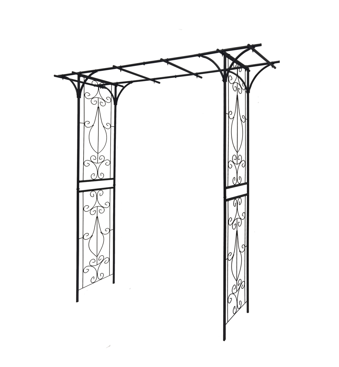 Metal Garden Arch L80.3'' X W20.47'' X H81.1'' -