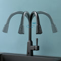 Touchless Kitchen Faucet,Hands Free Automatic Smart black-kitchen-contemporary-ceramic-brass