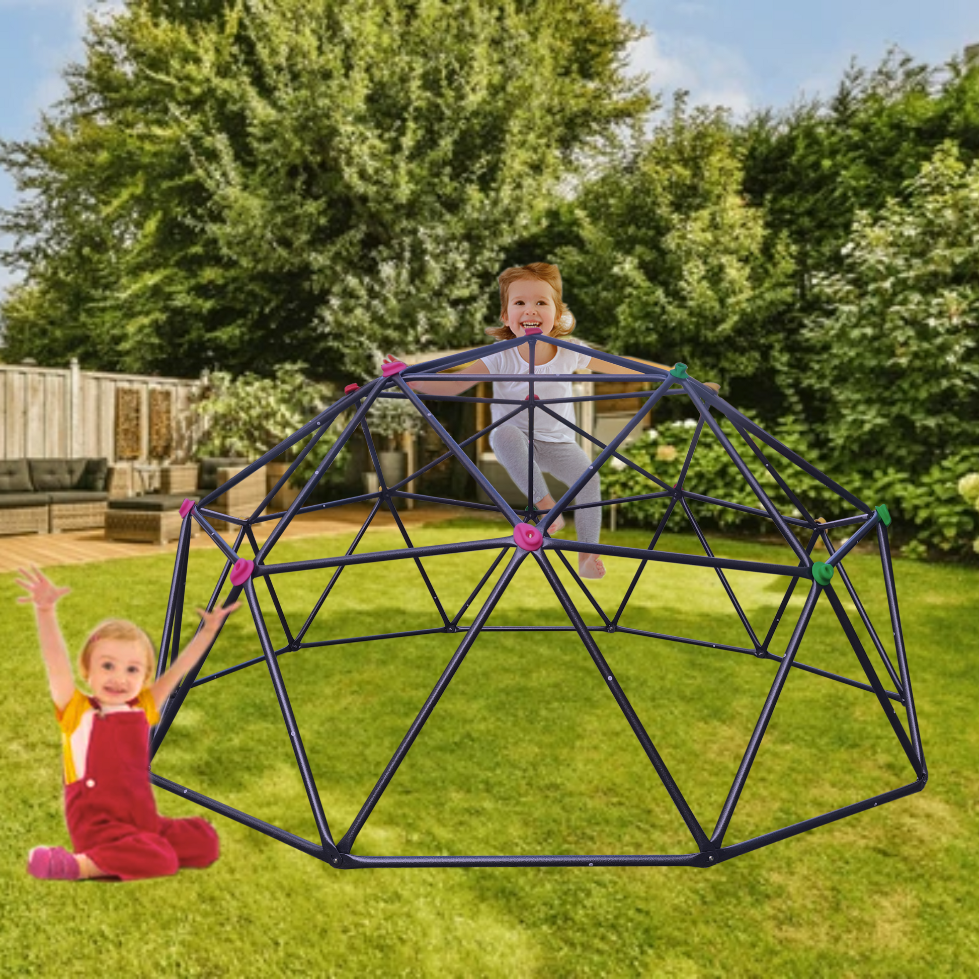 Xcf006 Ten Sided Climbing Frame For Outdoor