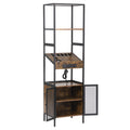 Salon Storage Cabinet with Open Shelves and Hair