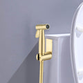 Bidet Sprayer for Toilet, Handheld Cloth Diaper brushed gold-metal