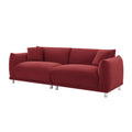 Loveseat Sofa Couch for Modern Living Room,2 Seater red-polyester