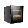 50L Cigar Humidors with 3 IN 1 Cooling, Heating & black-steel