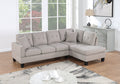 Living Room Furniture 2 PCS Sectional Sofa Set LAF mushroom-primary living