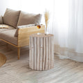 ET1009 16 End Table White white-bedroom-contemporary-modern-round-open