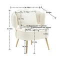 Coolmore Boucle Accent Chair Modern Upholstered -