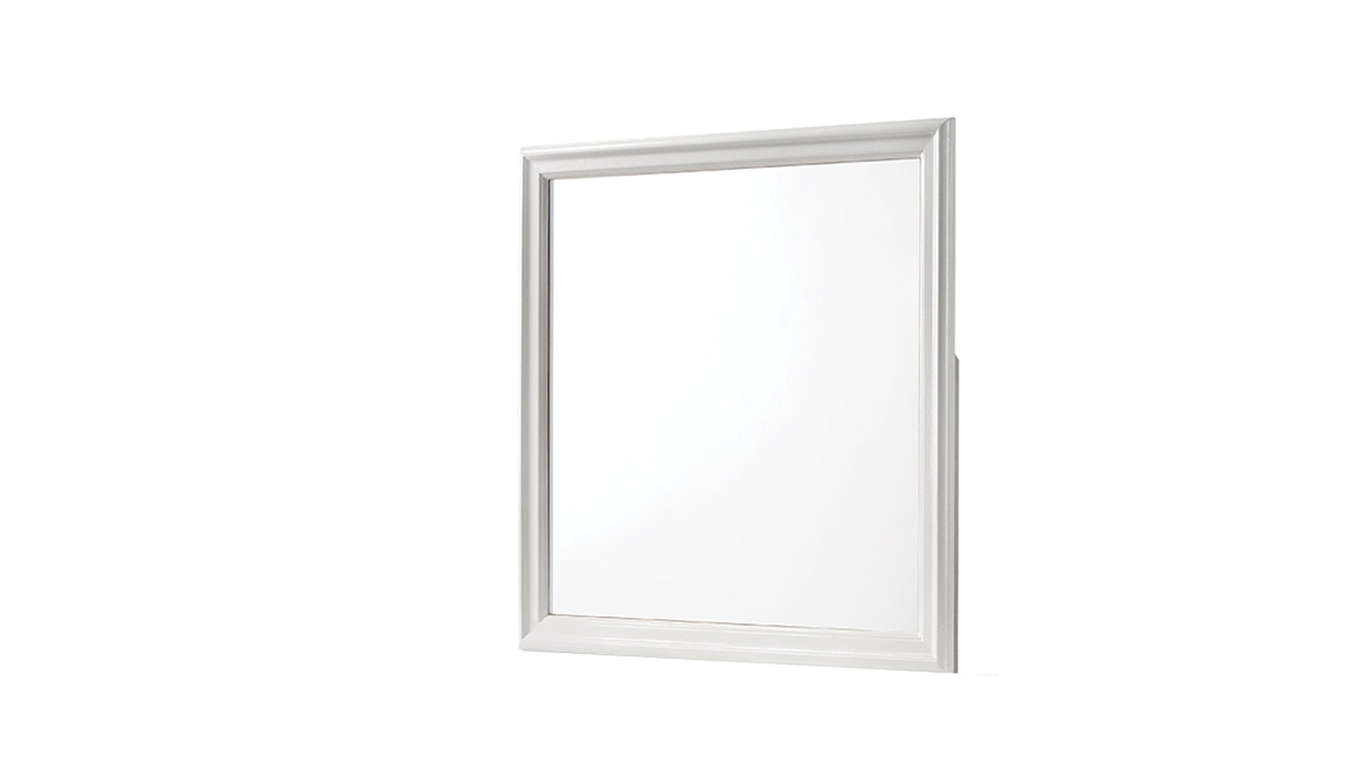 Modern Brooklyn Portrait Frame Mirror made with Wood white-bedroom-modern-acacia-upholstered-wood