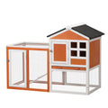 2 Story Wooden Rabbit Hutch Bunny Cage, Chicken