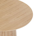 Round Dining Table Modern Wood Kitchen Table