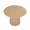 Round Dining Table Modern Wood Kitchen Table