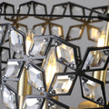 Modern Crystal Chandelier for Living Room Round transparent-modern-crystal