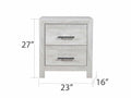 Denver Modern Style 2 Drawer Nightstand Made with